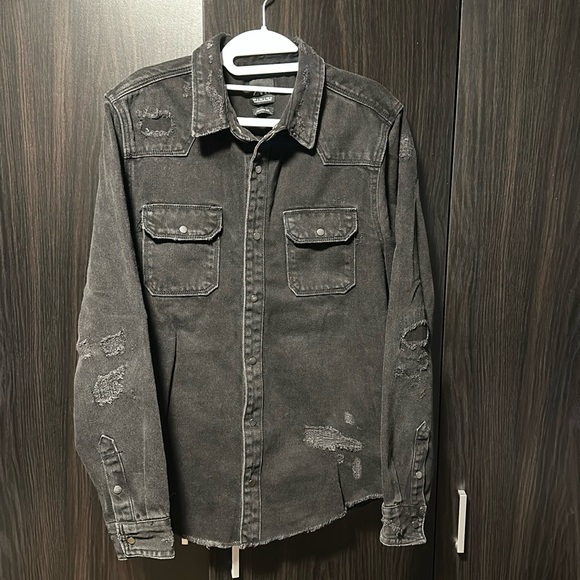 Zara Denim Shirt - Picture 1 of 4